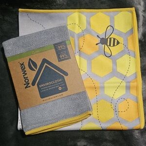 NORWEX - EnviroCloth and WindowCloth set ~ Grey with Bees